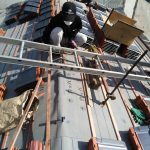 京都市左京区にて屋根の葺き替え工事 　～瓦葺き～
