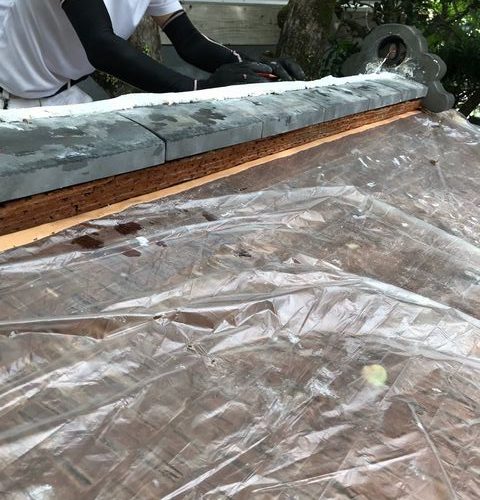 京都市北区にて屋根修理