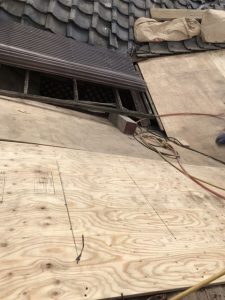 京都市西京区にて　屋根修理