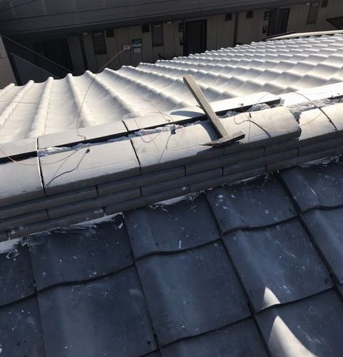 山科区にて屋根修理